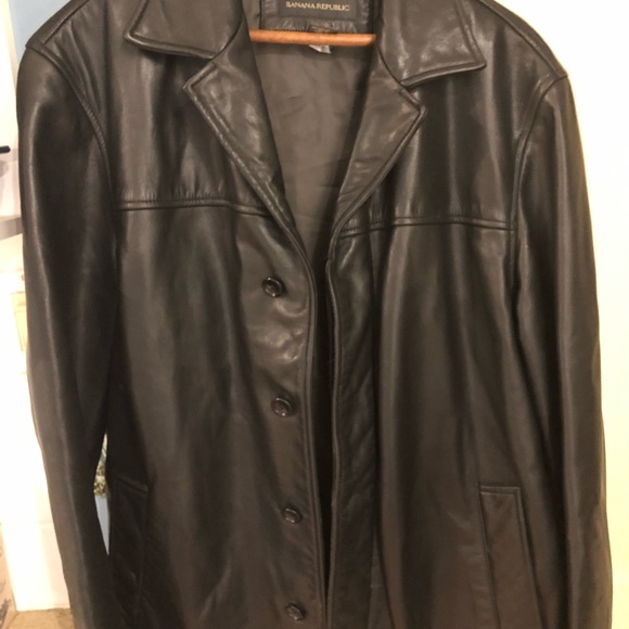 Banana Republic Leather Jacket - Picture 3 of 7